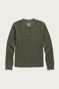 Recycled Waffle Henley Tees