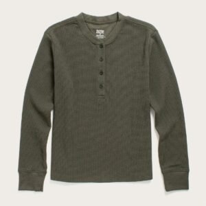 Recycled Waffle Henley Tees