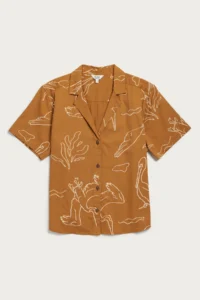 The Mila Cropped Shirt Tops