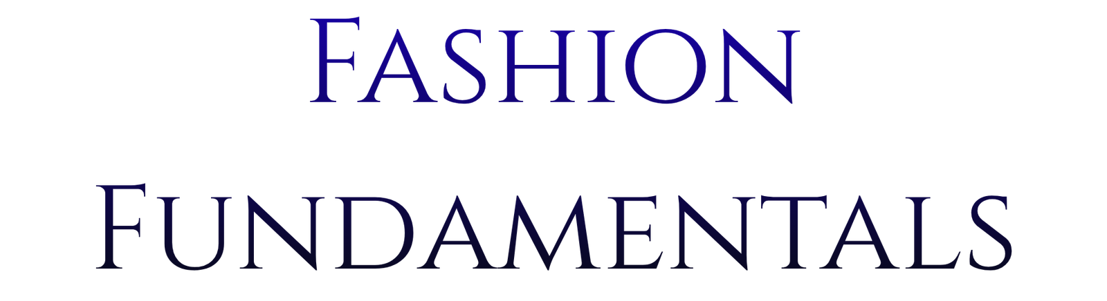 Fashion Fundamentals